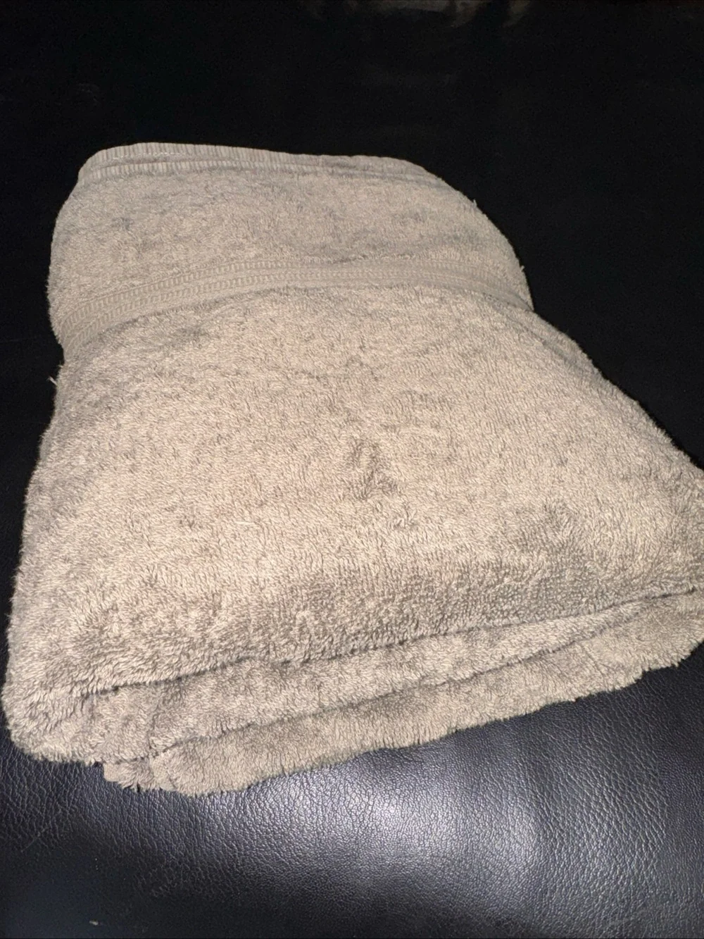 LRL Lauren Ralph Lauren Bath Towel - 50x30 100% Cotton Tan Gray